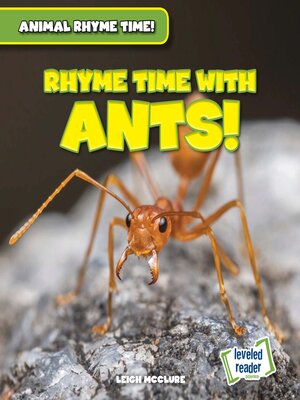 cover image of Rhyme Time with Ants!